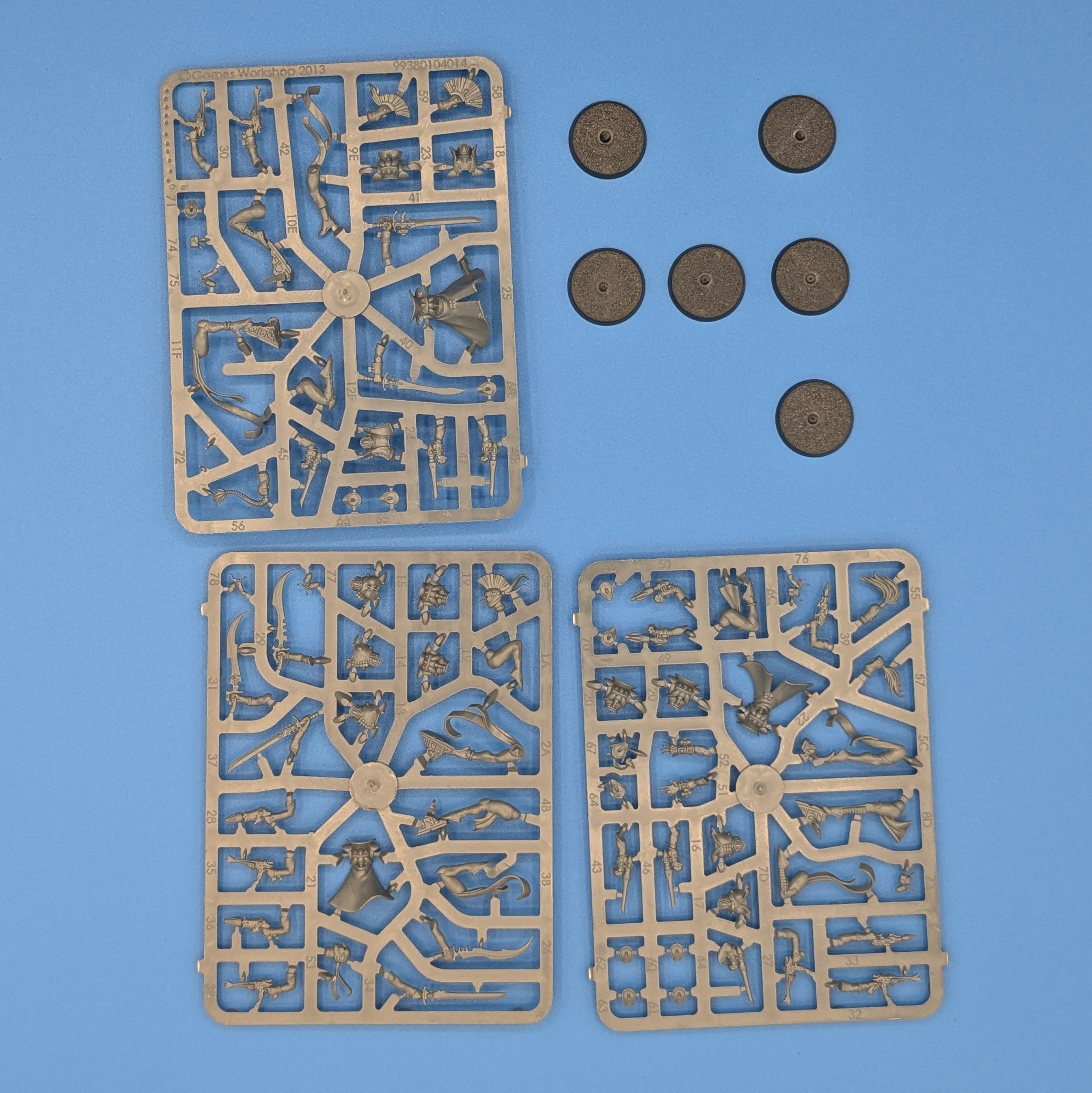 40K: Aeldari - Harlequin: Troupe (USED) (On Sprue) Lot 4