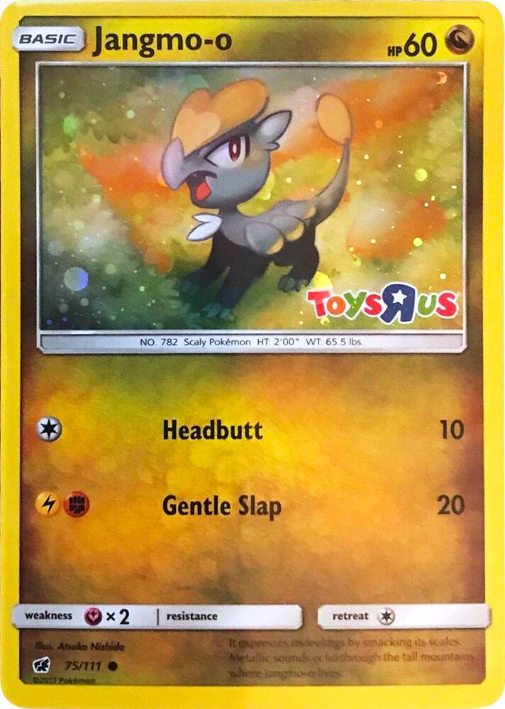 Jangmo-o (Toys R Us Promo) - 75/111 (PR) Promo - Heavy Play Holofoil