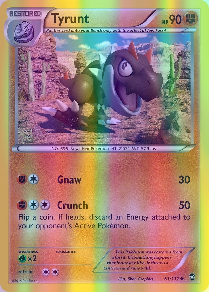 Tyrunt - 061/111 (FFI) Uncommon - Near Mint Reverse Holofoil