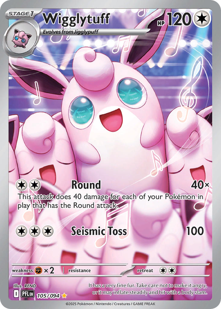 Wigglytuff - 105/094 (PFL) Illustration Rare