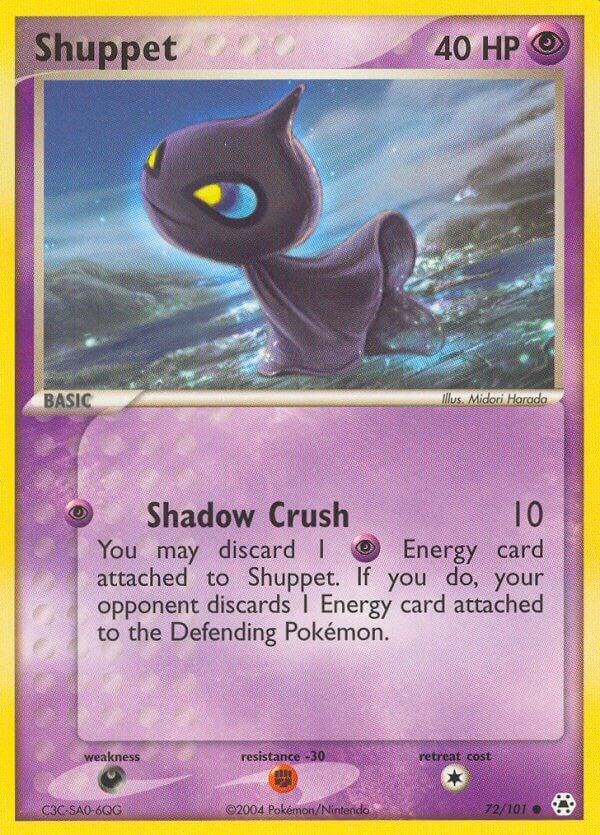 Shuppet - 72/101 (HL) Common - Light Play Reverse Holofoil