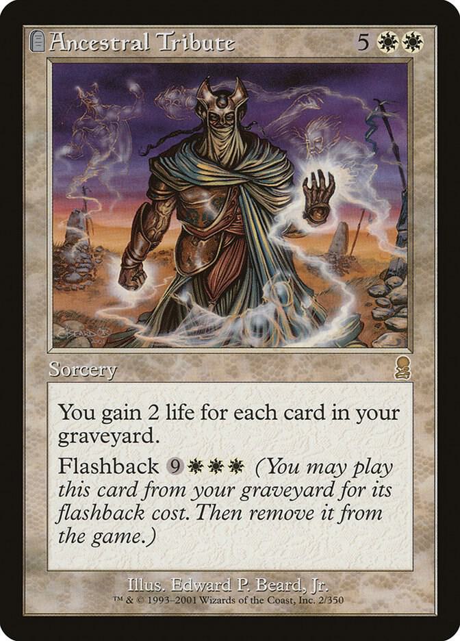 Ancestral Tribute (ODY-R-FOIL) Moderate Play