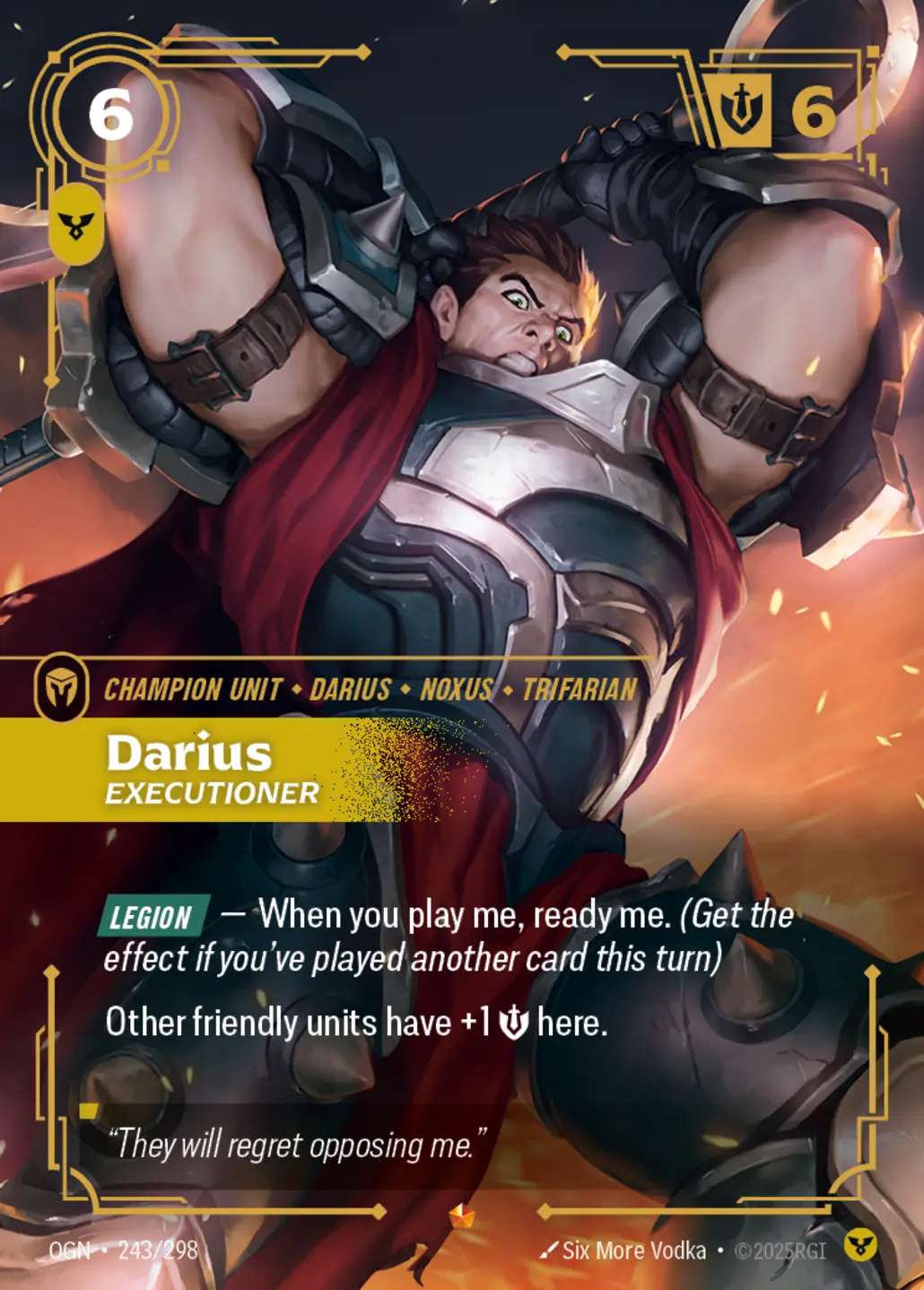 Darius - Executioner - 243/298 (OGN) Epic