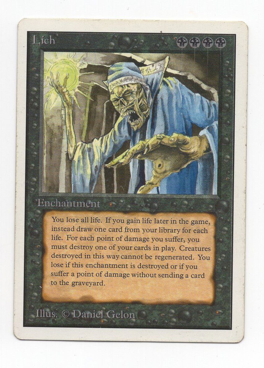 Lich (2ED-R) Heavy Play