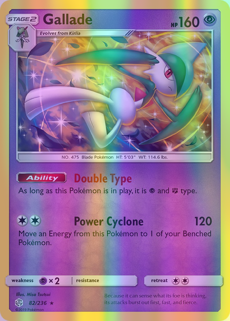 Gallade - 082/236 (CEC) Holo Rare - Near Mint Reverse Holofoil