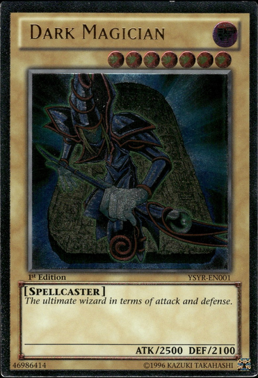 Dark Magician (YSYR-EN001) Ultimate Rare - Damaged 1st Edition