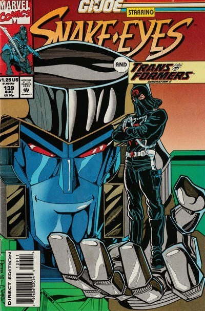 G.I. Joe: A Real American Hero (1982 Series) #139 - 142 (9.0) Snake-Eyes & Transformers Comic Bundle