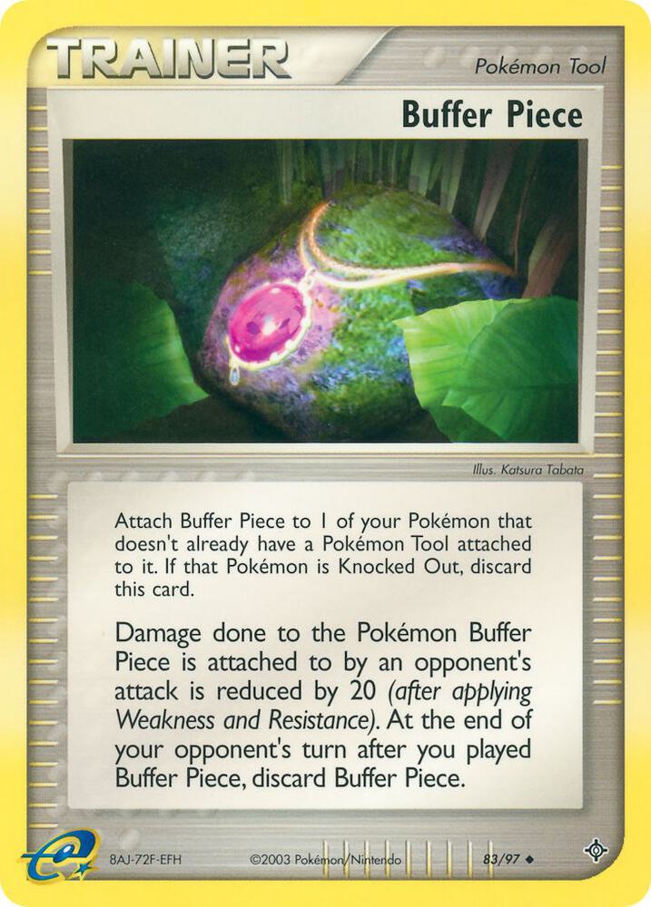 Buffer Piece - 83/97 (DR) Uncommon - Damaged Reverse Holofoil
