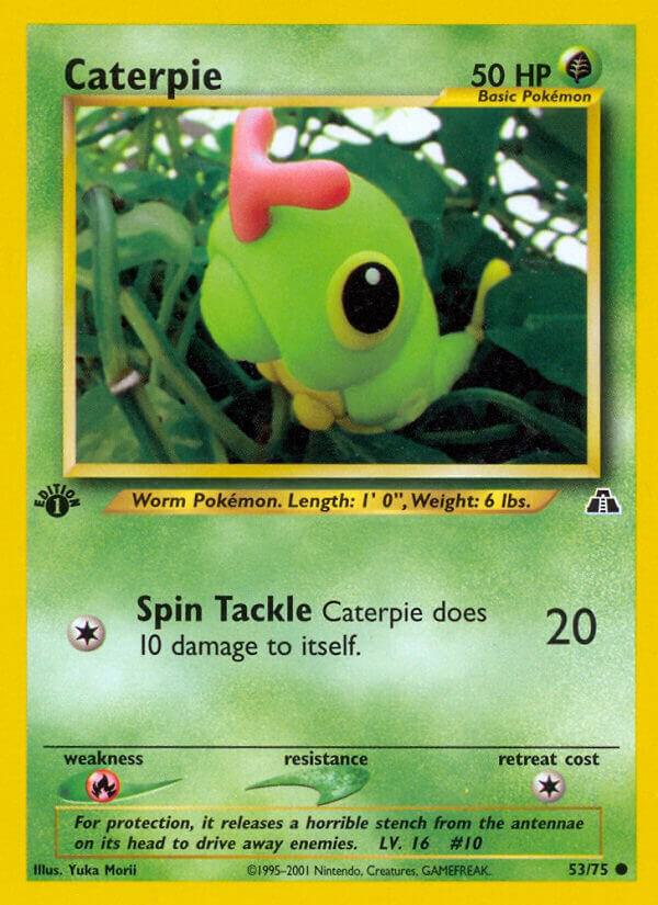 Caterpie 53/75 (N2) 1st Edition Light Play Common