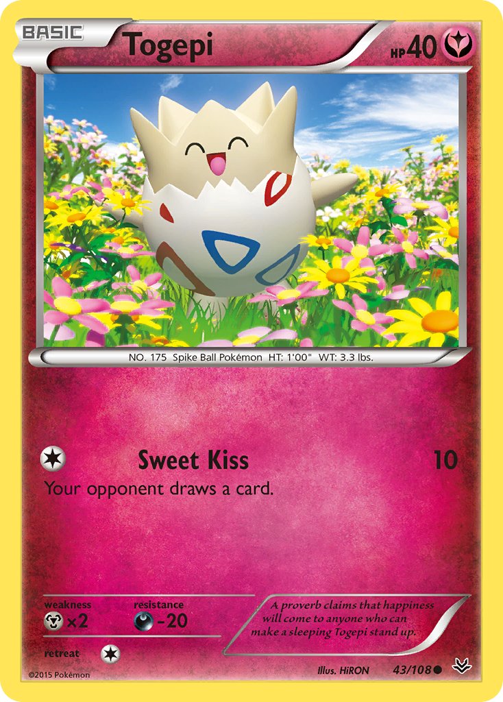 Togepi - 043/108 (ROS) Common - Near Mint