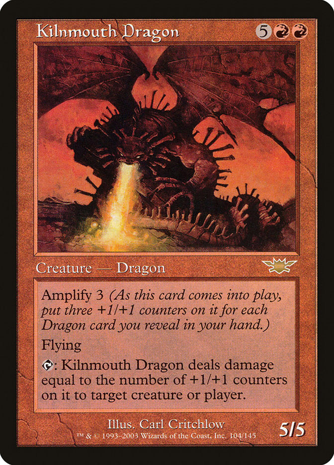 Kilnmouth Dragon (LGN-R-FOIL) Heavy Play