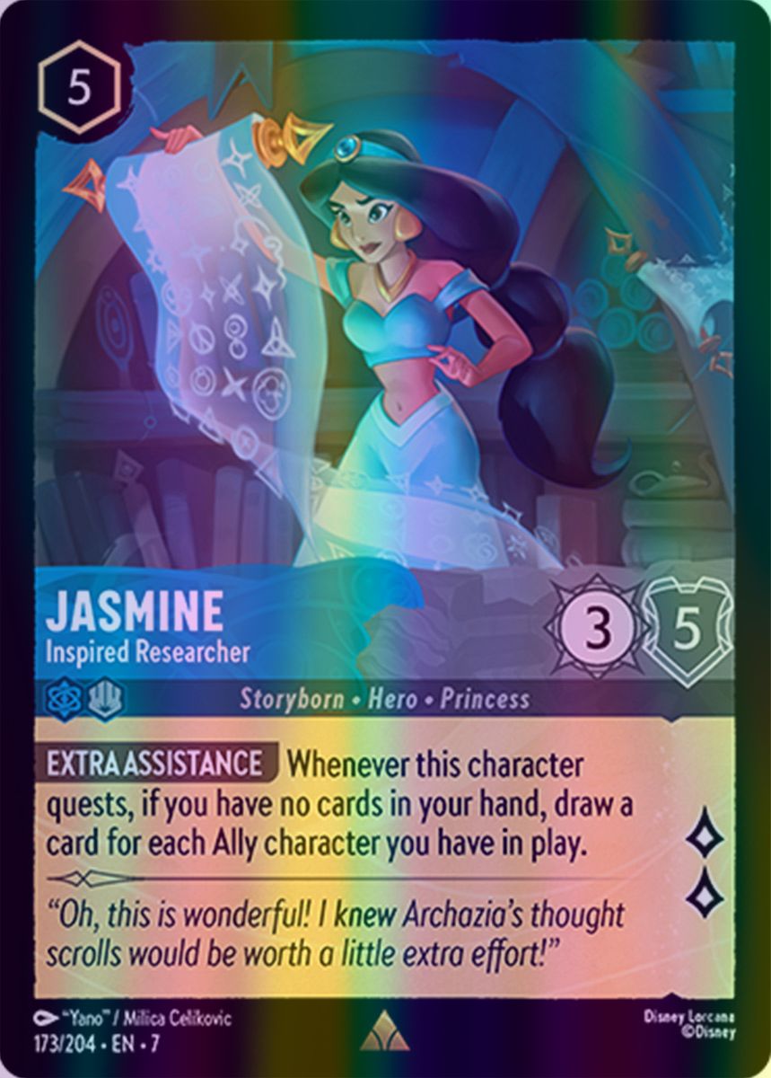 Jasmine - Inspired Researcher (Archazia's Island - 173/204) Rare