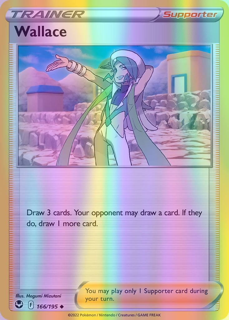 Wallace - 166/195 (SWSH12) Uncommon - Near Mint Reverse Holofoil