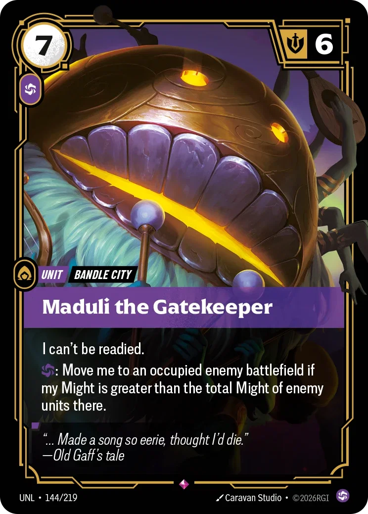 Maduli the Gatekeeper - 144/219 (UNL) Rare