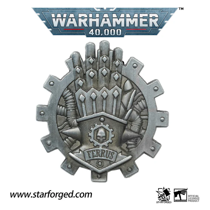 Starforged: Warhammer 40K - Chapter Icon Pin Collection - Iron Hands