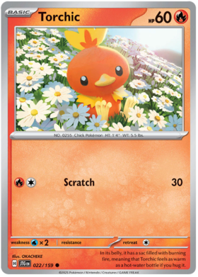 Torchic - 022/159 (JTG) Common