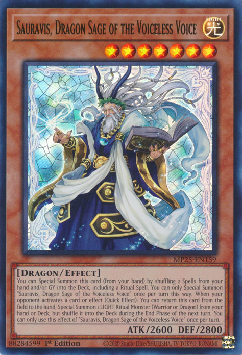 Sauravis, Dragon Sage of the Voiceless Voice (MP25-EN159)