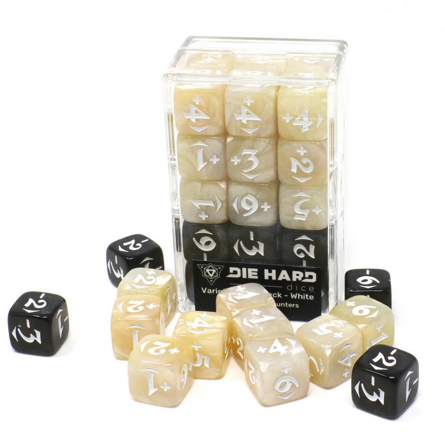 DHD: Spindown Counters - Variety Power Pack - White