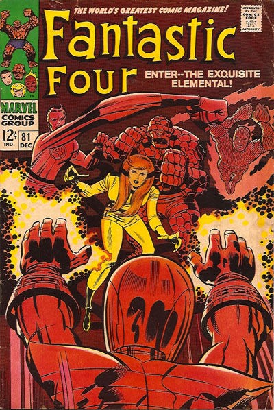 Fantastic Four (1961 Series) #81 (6.0) Crystal joins FF Team