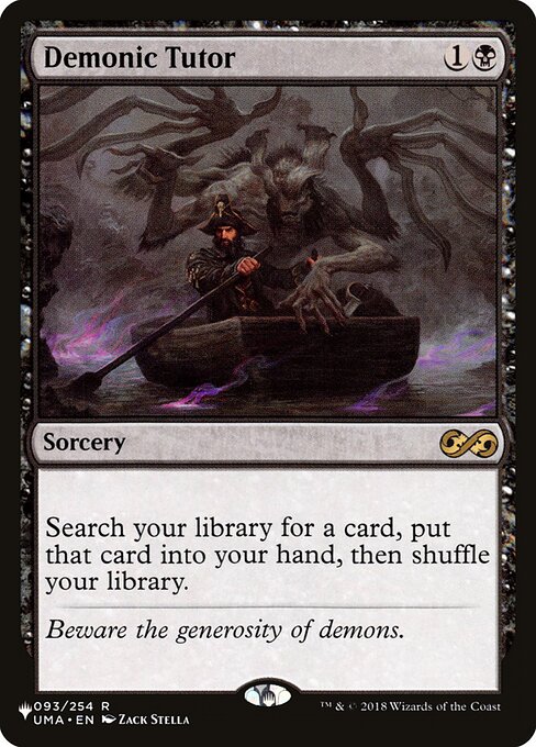Demonic Tutor (UMA-R-LIST)