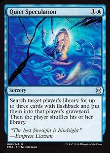 Quiet Speculation (EMA-U)