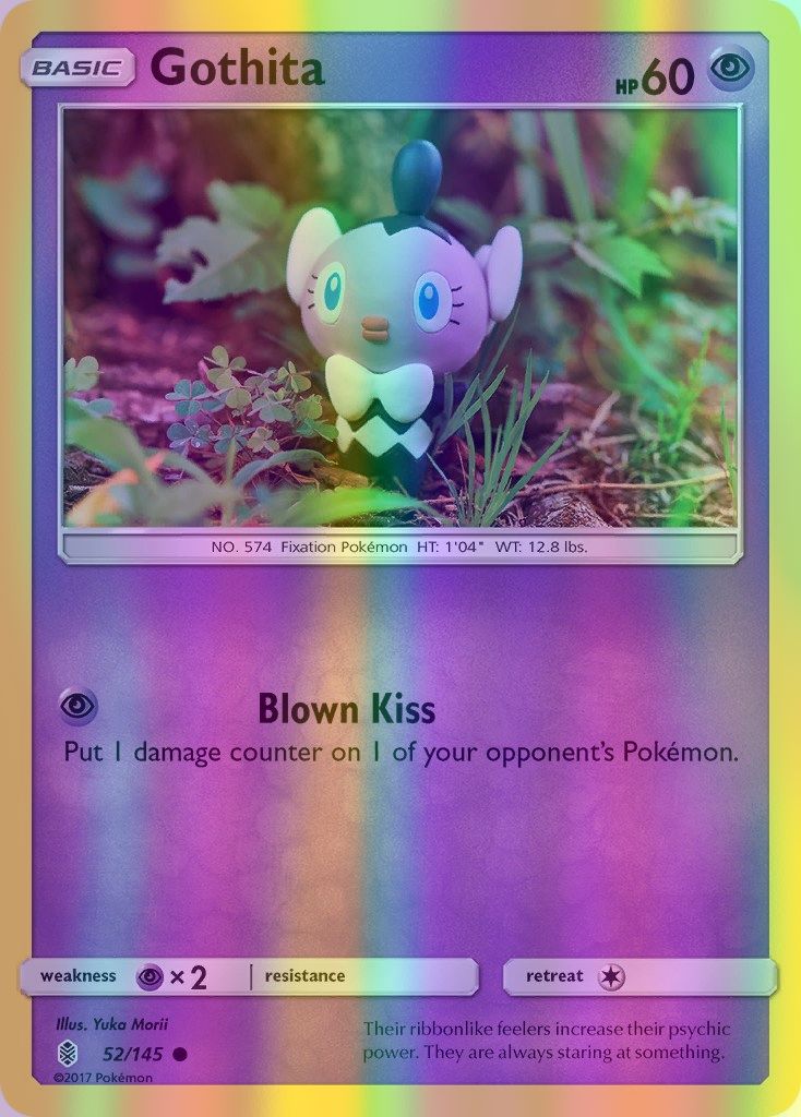 Gothita - 052/145 (SM:GRI) Common - Near Mint Reverse Holofoil