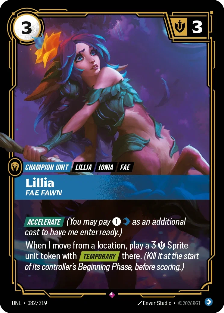 Lillia - Fae Fawn - 082/219 (UNL) Rare