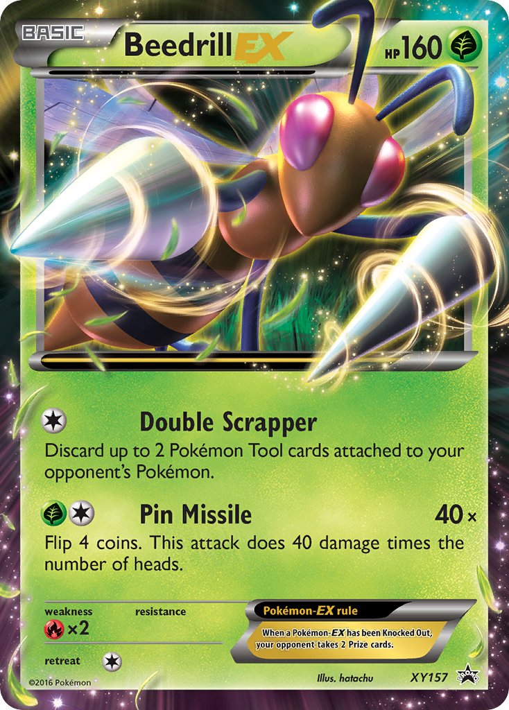 Beedrill EX - XY157 (XY:PR) Promo - Near Mint Holofoil