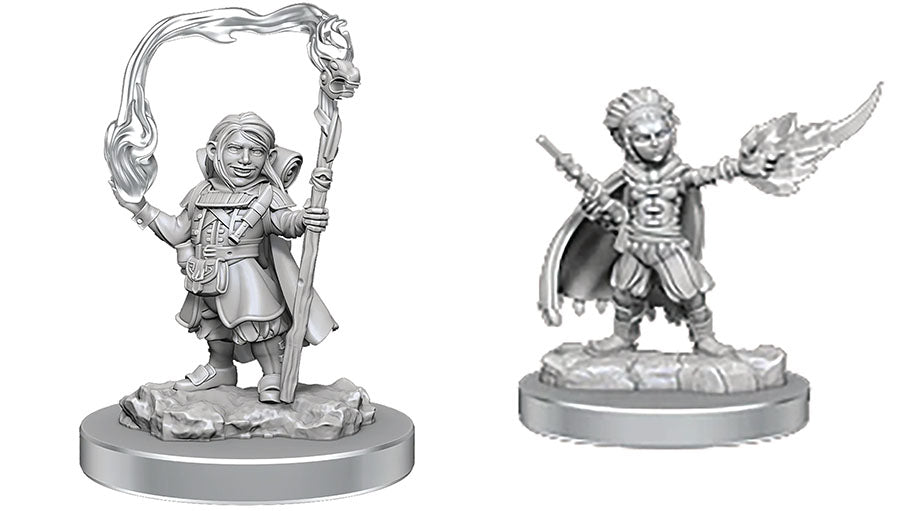 D&D: Nolzur's Marvelous Miniatures - Halfling Wizards (90413)