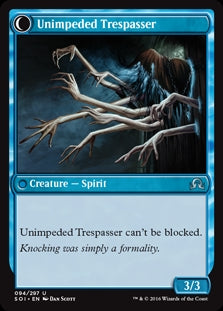 Uninvited Geist // Unimpeded Trespasser (SOI-U)