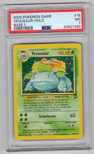 Venusaur - 018/130 Holo Rare (Graded PSA 7)