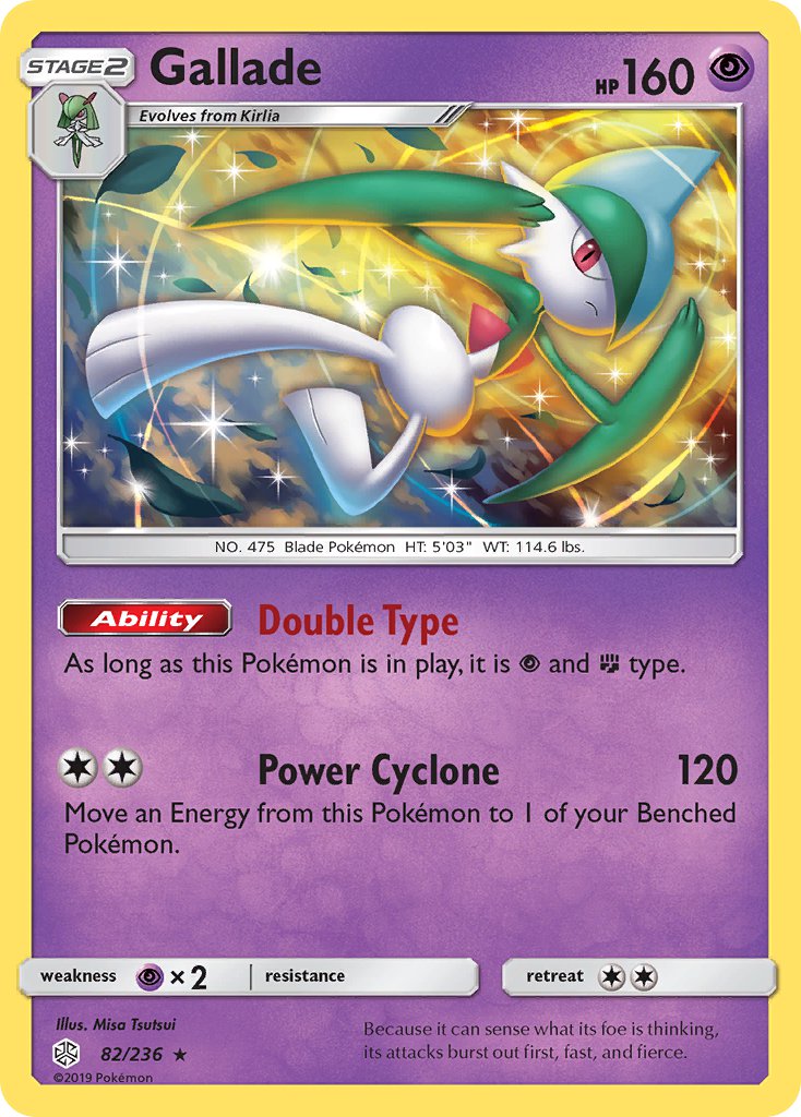 Gallade - 082/236 (CEC) Holo Rare - Near Mint Holofoil