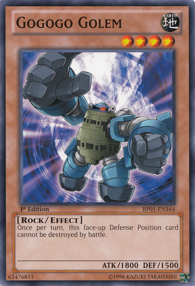 Gogogo Golem (BP01-EN164) Common - Near Mint 1st Edition