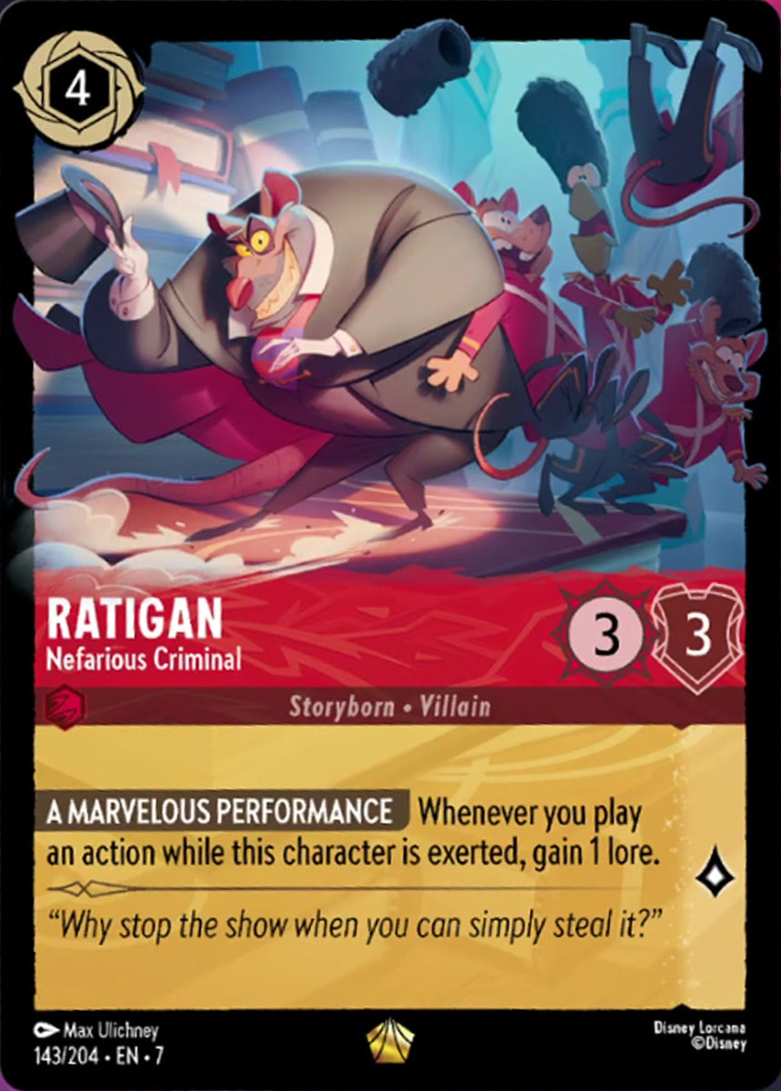 Ratigan - Nefarious Criminal (Archazia's Island - 143/204) Legendary