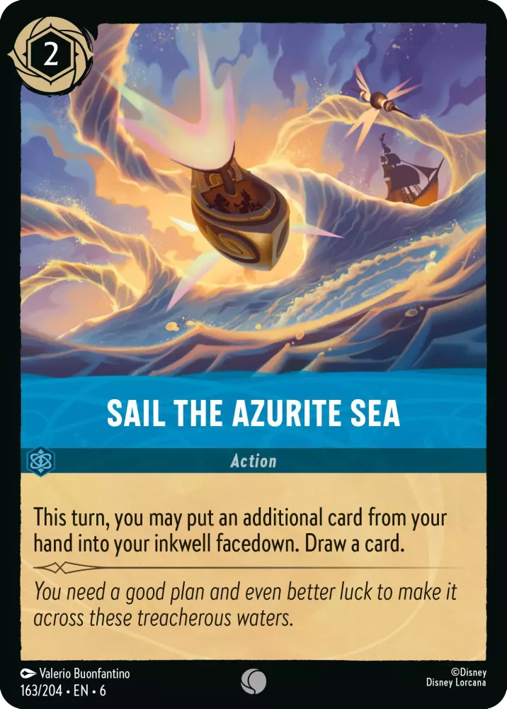 Sail the Azurite Sea (Azurite Sea 163/204) Common - Near Mint