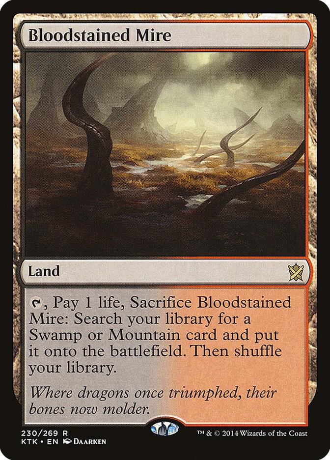 Bloodstained Mire (KTK-R) Moderate Play