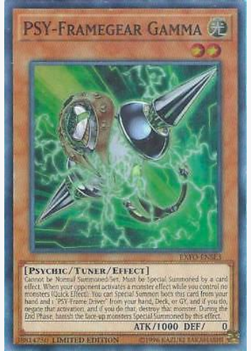 Psy-Framegear Gamma (EXFO-ENSE3) Limited Edition Super Rare Near Mint