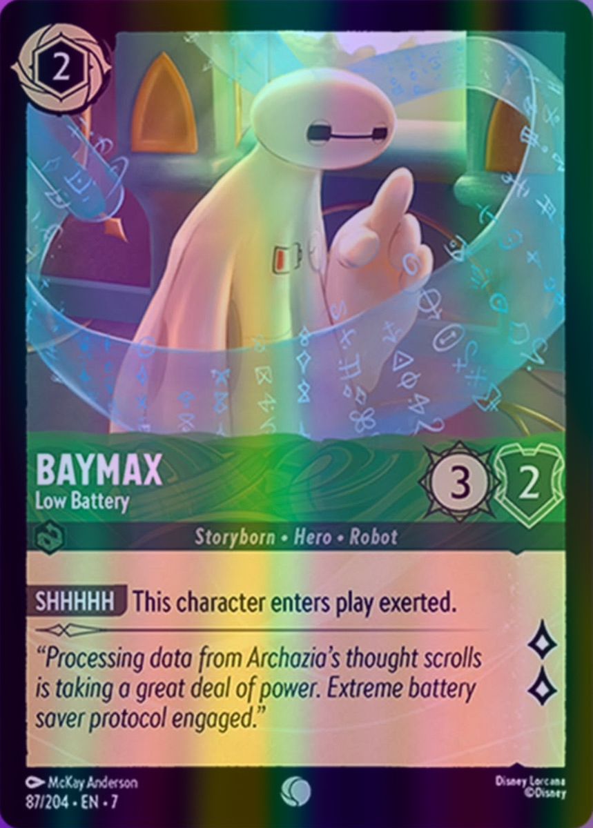 Baymax - Low Battery (Archazia's Island - 087/204) Common