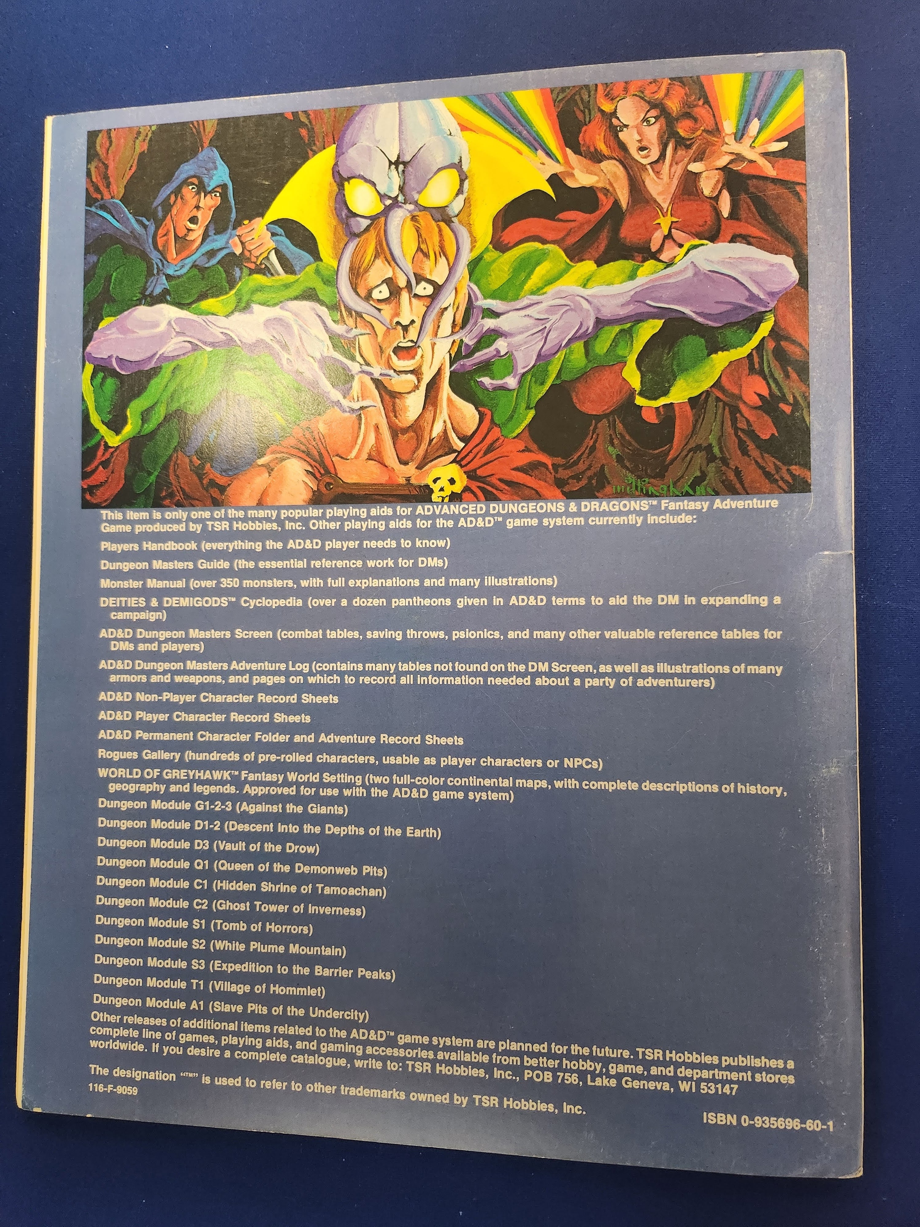 AD&D Dungeon Module D1-2: Descent into the Depths of the Earth (9059) (USED) 2nd Printing