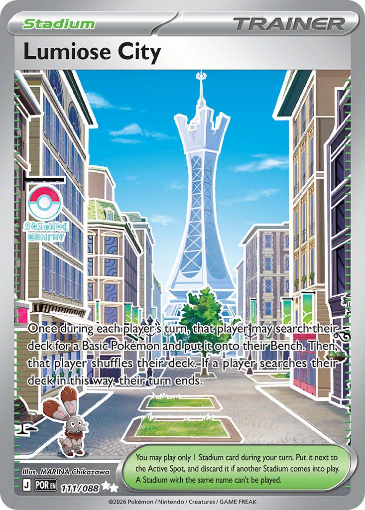 Lumiose City - 111/088 (POR) Ultra Rare