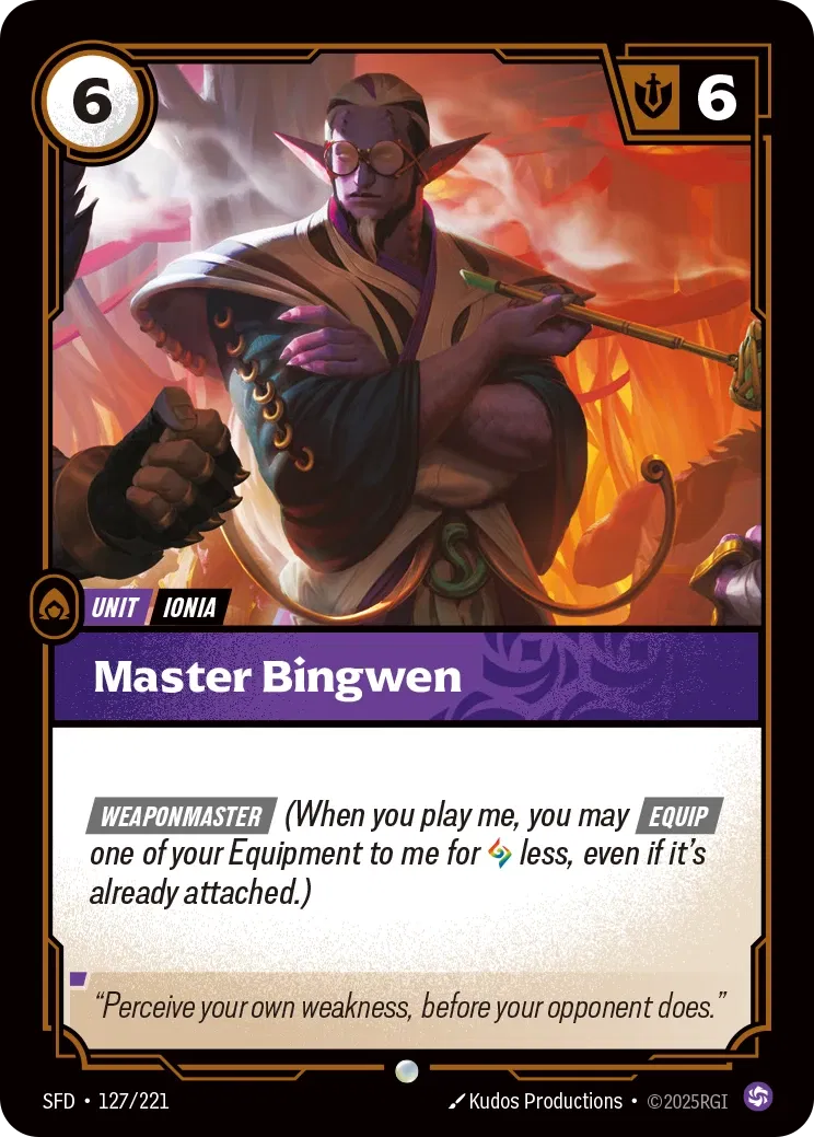 Master Bingwen - 127/221 (SFD) Common