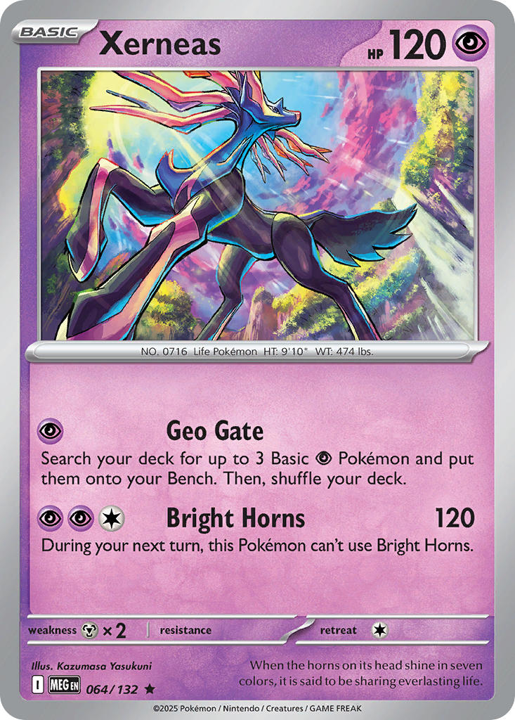 Xerneas - 064/132 (MEG) Rare
