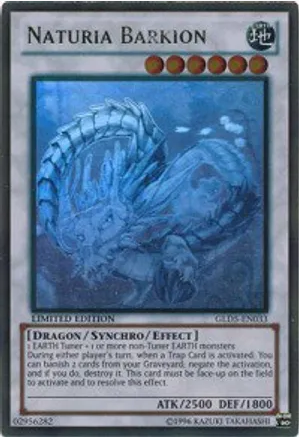 Naturia Barkion (GLD5-EN033) Ghost Rare - Light Play Unlimited