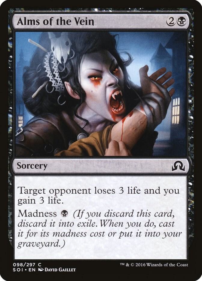 Alms of the Vein (SOI-C-FOIL) Moderate Play
