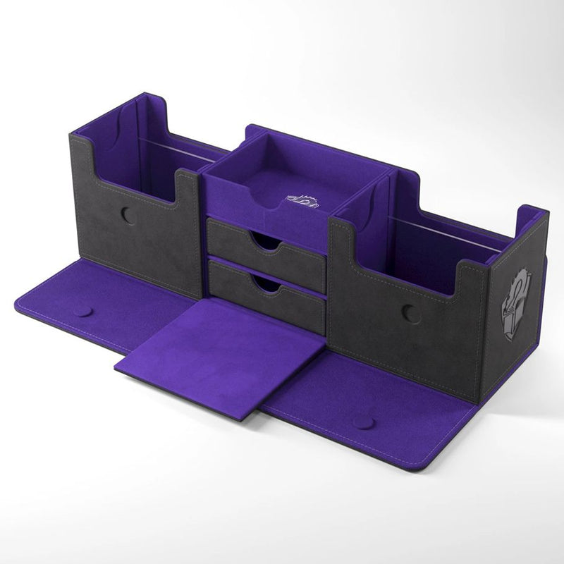 GameGenic: Deck Box - The Academic 266+ XL: Black/Purple