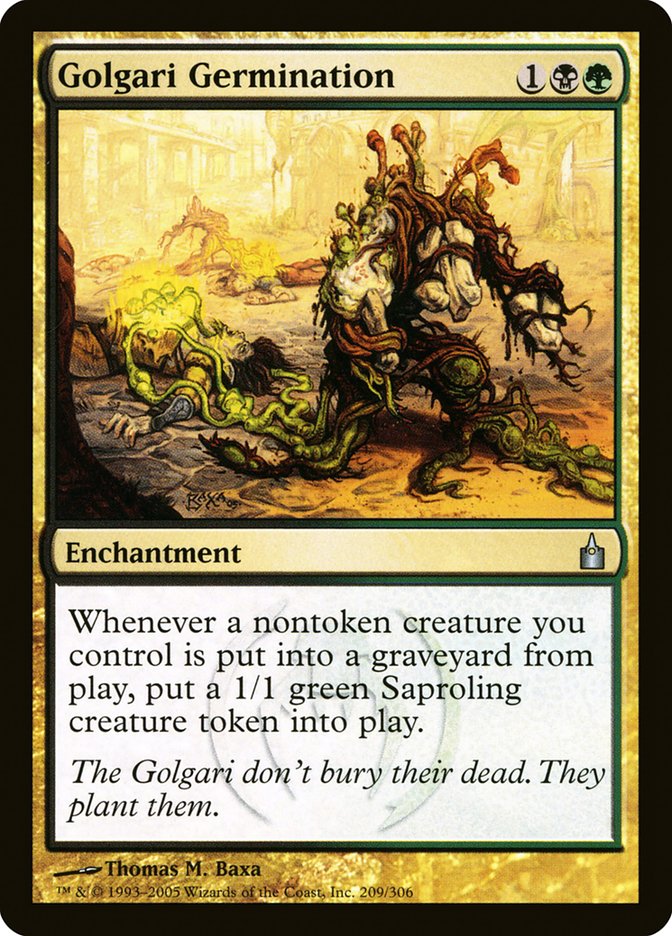 Golgari Germination (RAV-U) Light Play