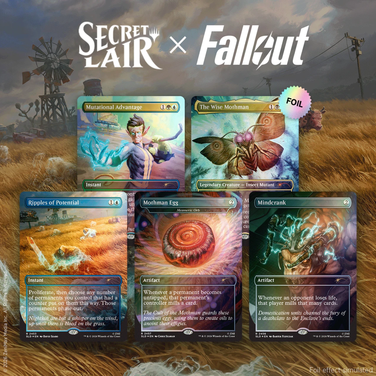 MTG: Secret Lair - Secret Lair x Fallout: Rad Foil Edition