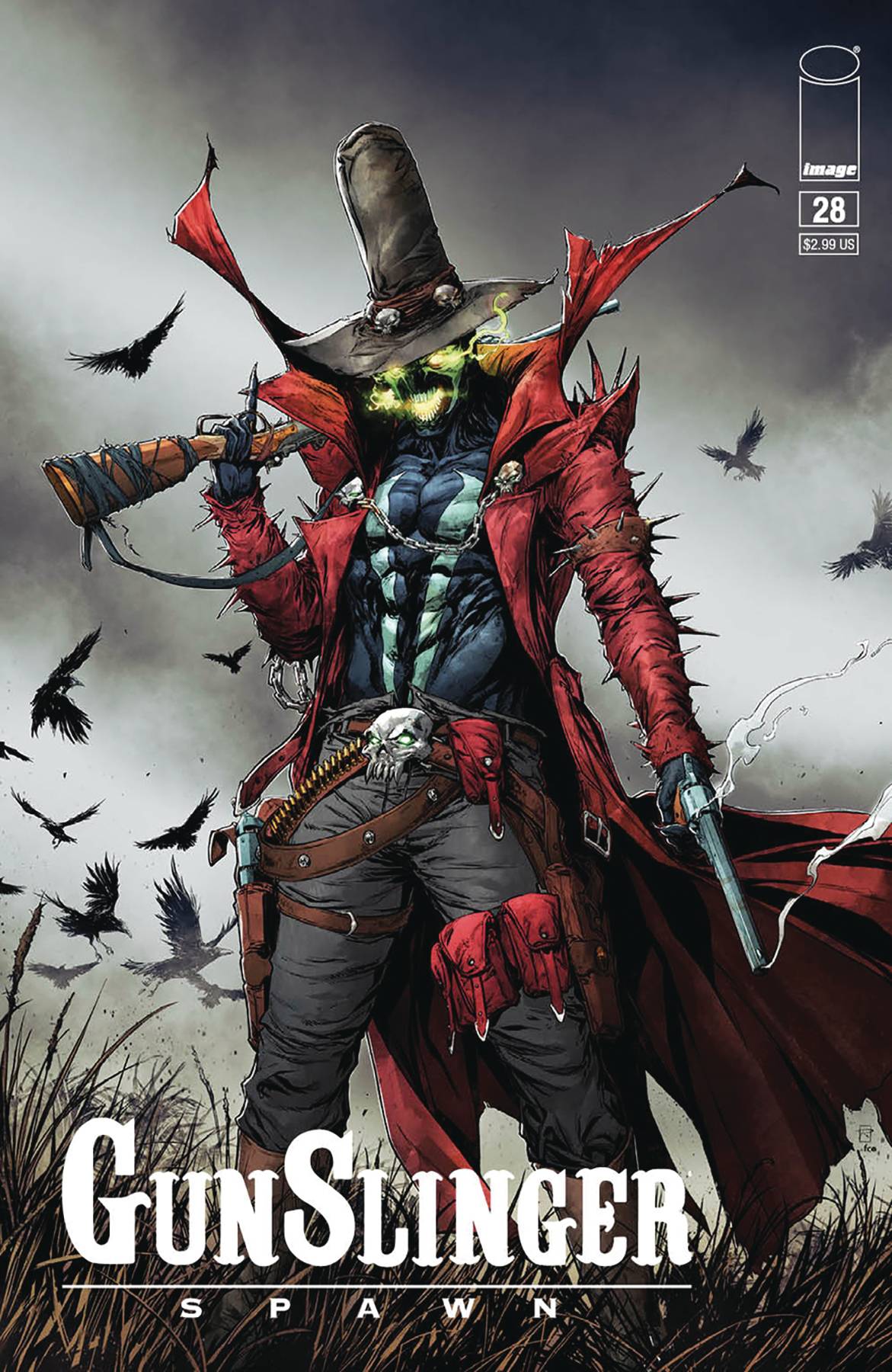 GUNSLINGER SPAWN #28 CVR B RAYMOND GAY VAR