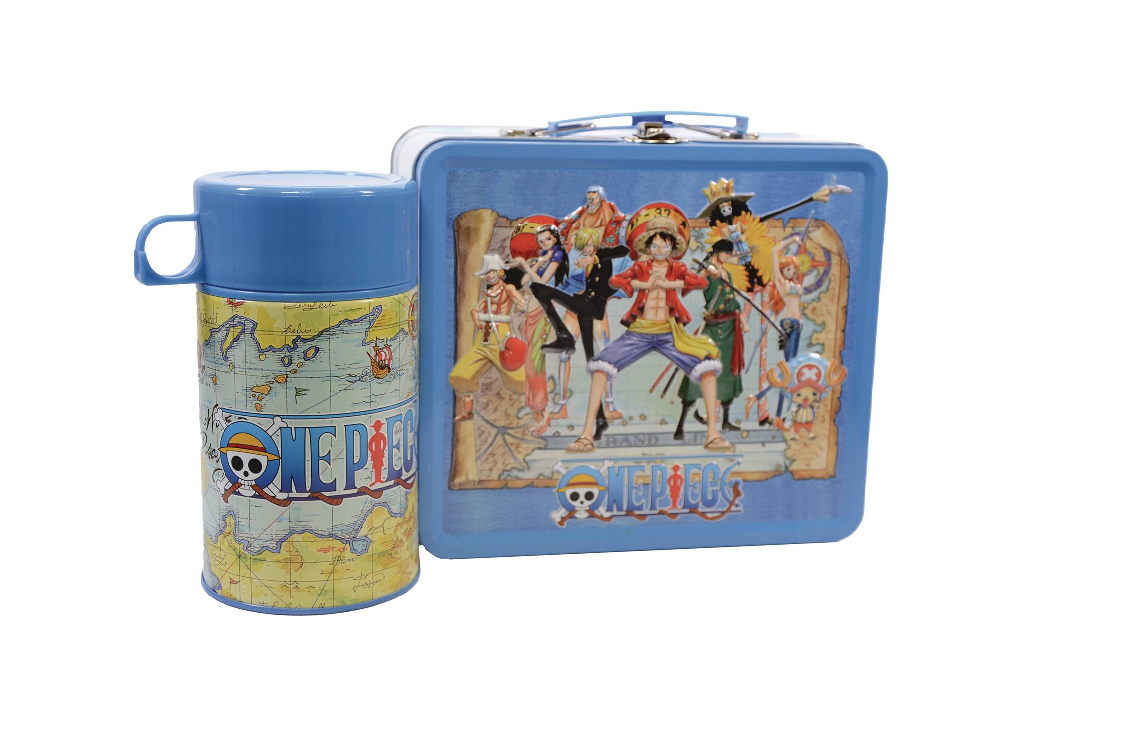 TIN TITANS ONE PIECE PX LUNCH BOX W/BEVERAGE CONTAINER
