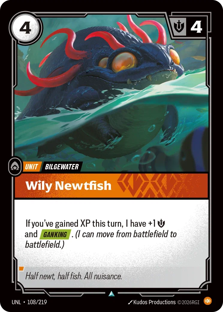 Wily Newtfish - 108/219 (UNL) Uncommon